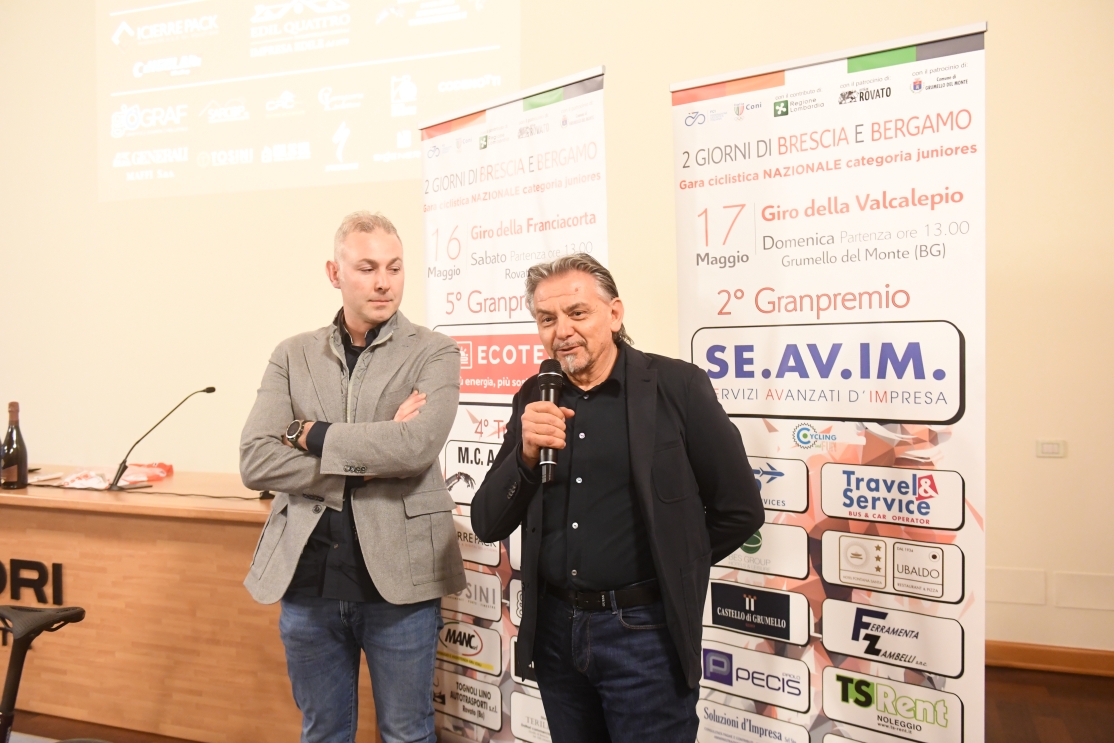 Da sx, Giovanni Capoferri e Lucio Dognini