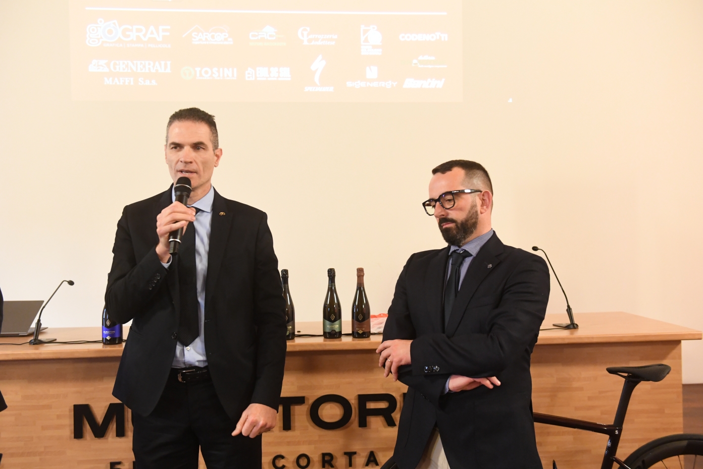 Da sx, Marco Belardinelli e Luigi Braghini