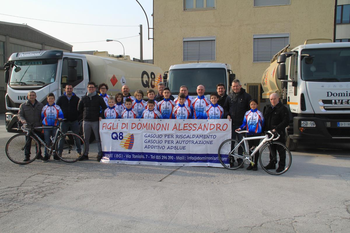 Il gruppo della Gi-Effe Fulgor Seriate 2017