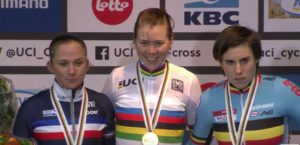 Podio Mondiale Ciclocross Donne Elite 2016