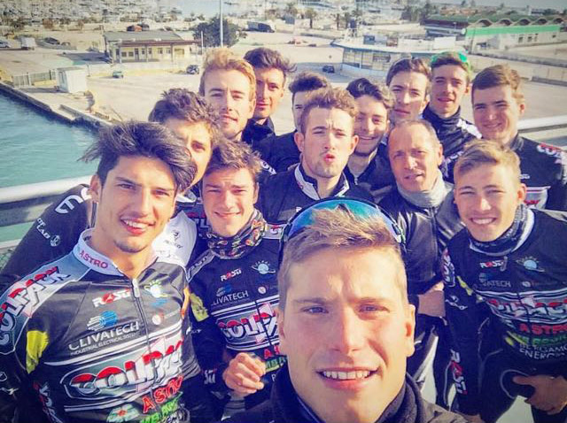 Team Colpack in ritiro