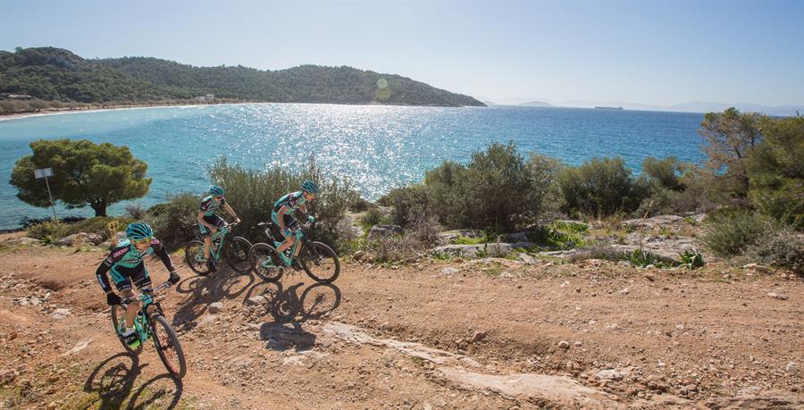 Il trio della Bianchi Coutervail