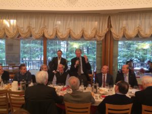 Felice Gimondi alla festa del 25° anniversario della Sc Cene