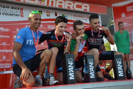 campionati italiani mtb podio 2015