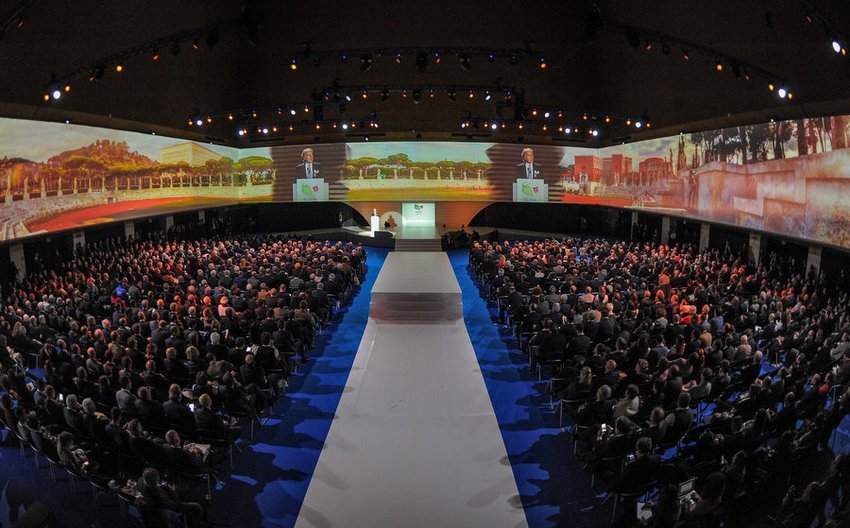 Nella splendida cornice del Palazzo dei Congressi è stata presentata la candidatura di Roma alle Olimpiadi del 2024