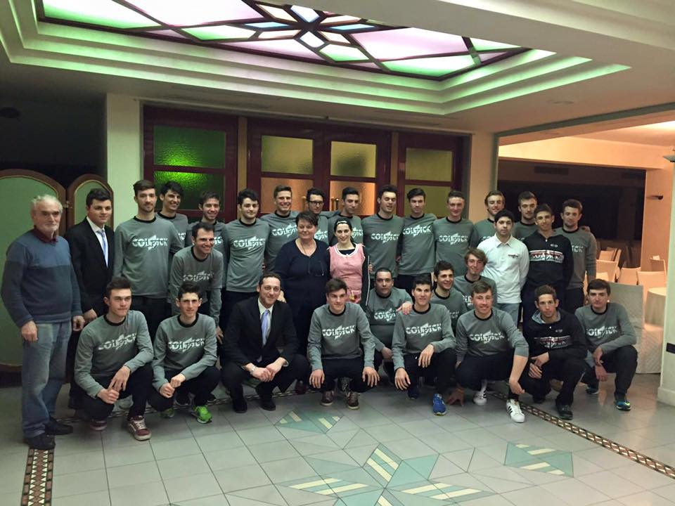 Il Team Colpack con il personale dell'Hotel Garden