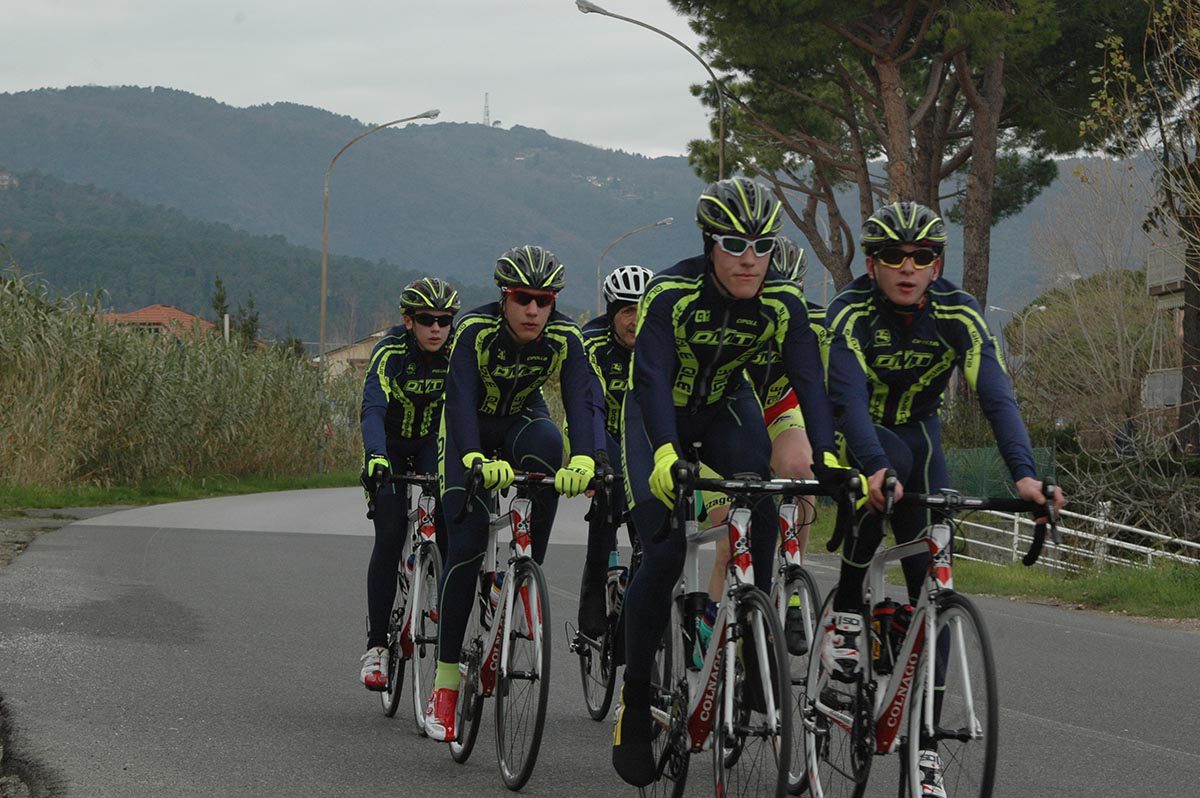 Team Palazzago Poker in allenamento a Marina di Massa