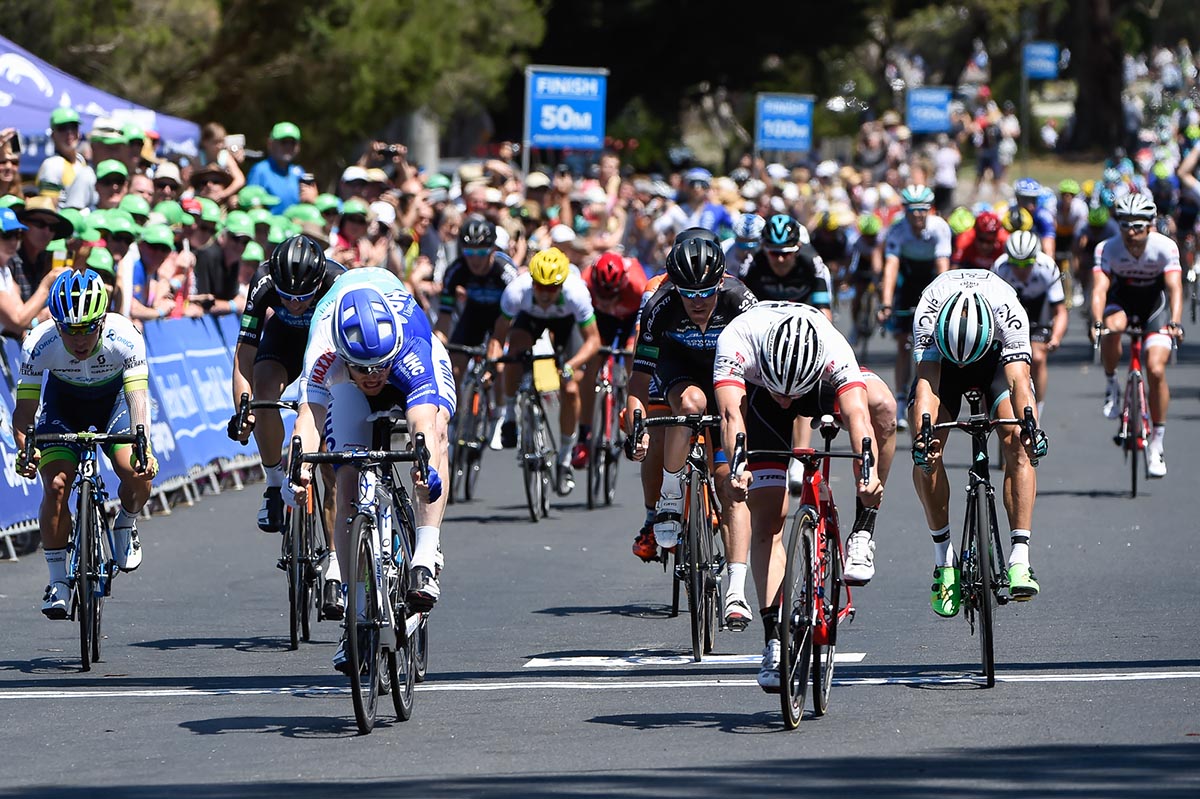 Sprint mozzafiato tra Murphy e Bonifazio nella terza tappa dell'Herald Sun Tour