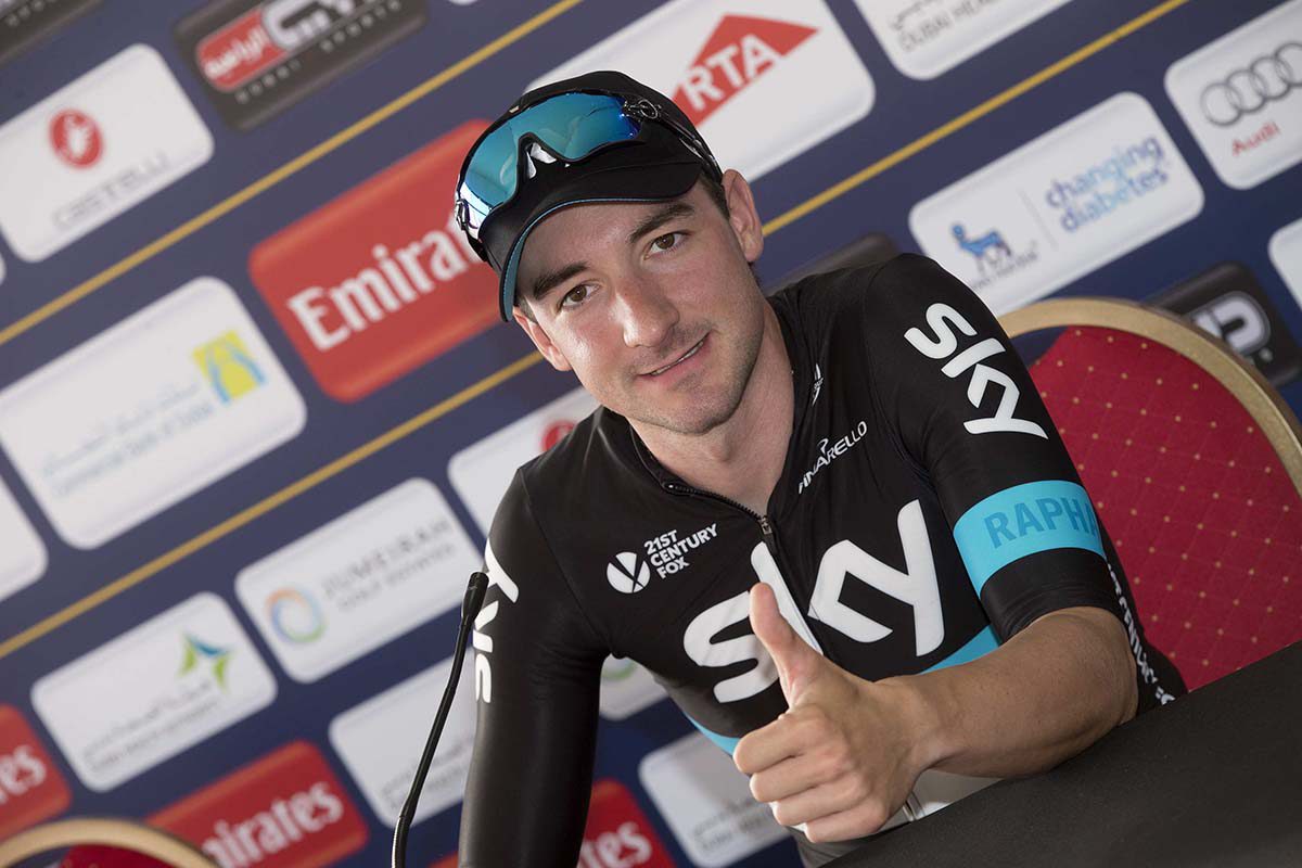 Elia Viviani felice in conferenza stampa