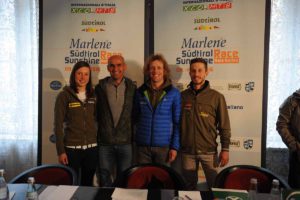 Oberparleiter, Pallhuber, Fruet e Vieider alla presentazione delle gare di Nalles