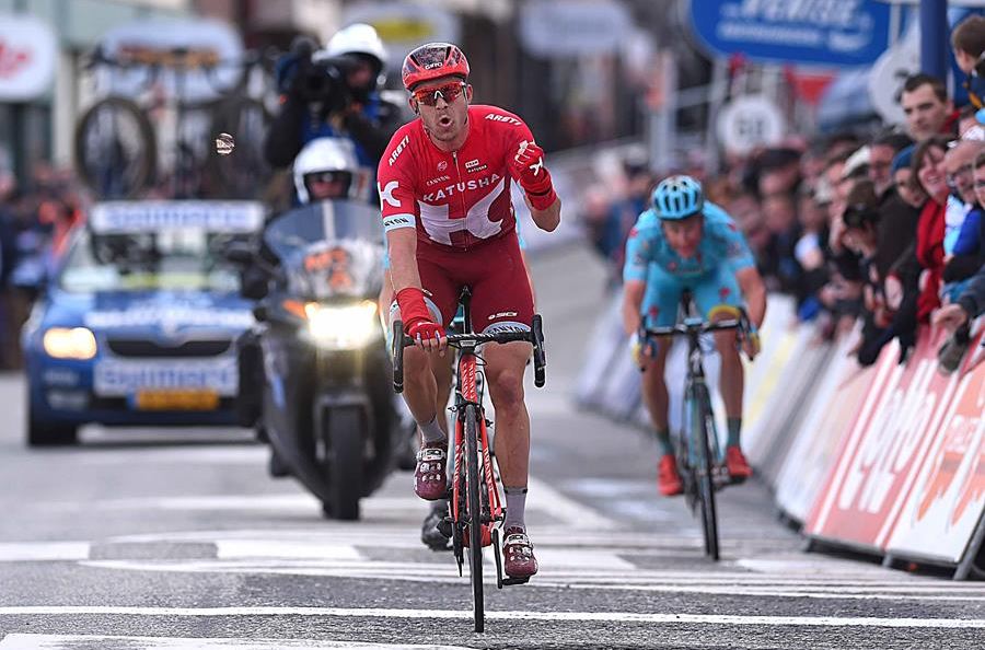 Alexander Kristoff (Katusha) vince la prima tappa della Tre Giorni di La Panne