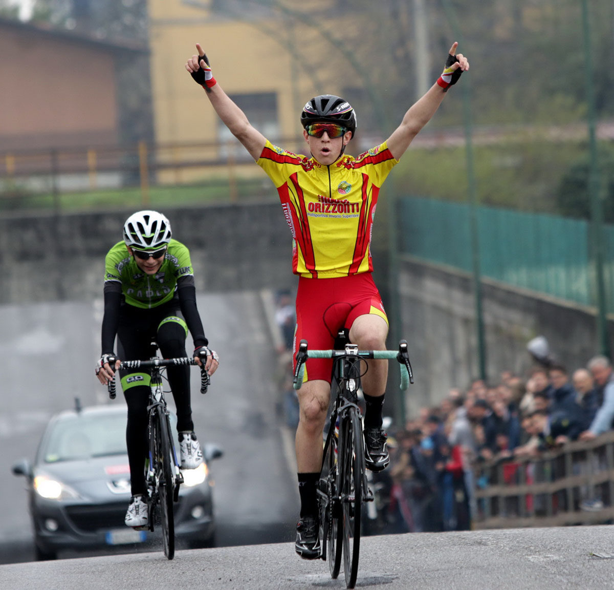 Manuel Oioli (Nuovi orizzonti Pol. Inv. Sup.) ha vinto la gara Esordienti 1° anno di Lodetto di Rovato