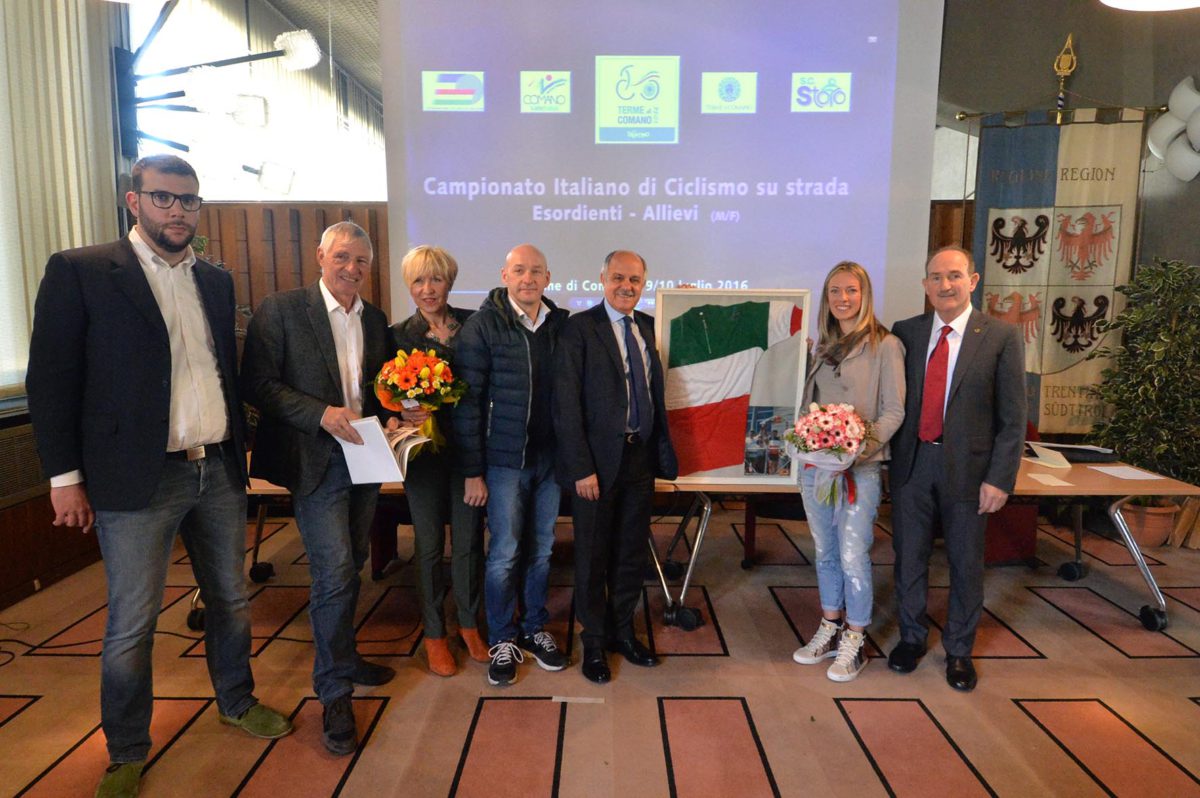 Presentazione dei Campionati Italiani di Ciclismo su Strada esordienti e allievi deò 9-10 luglio 2016 (foto Daniele Mosna)