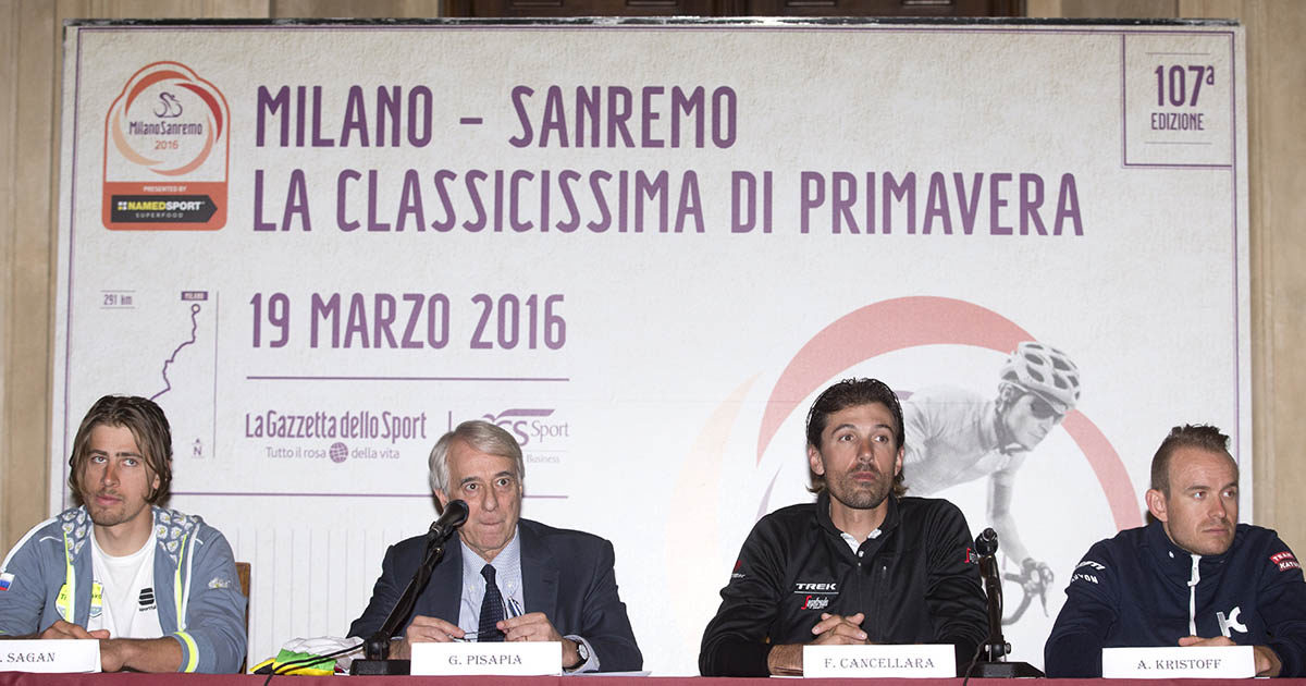 Presentazione della Milano-Sanremo