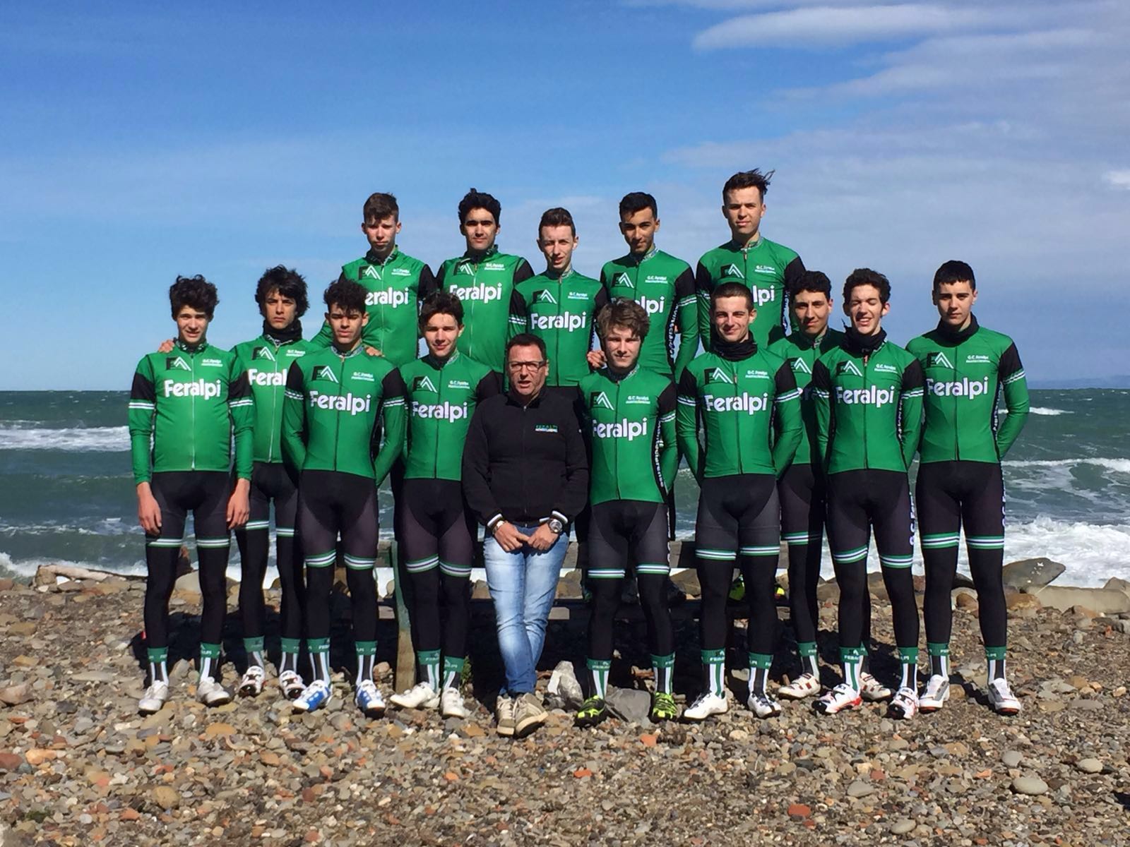 Il gruppo Juniores 2016 del Gc Feralpi Monteclarense