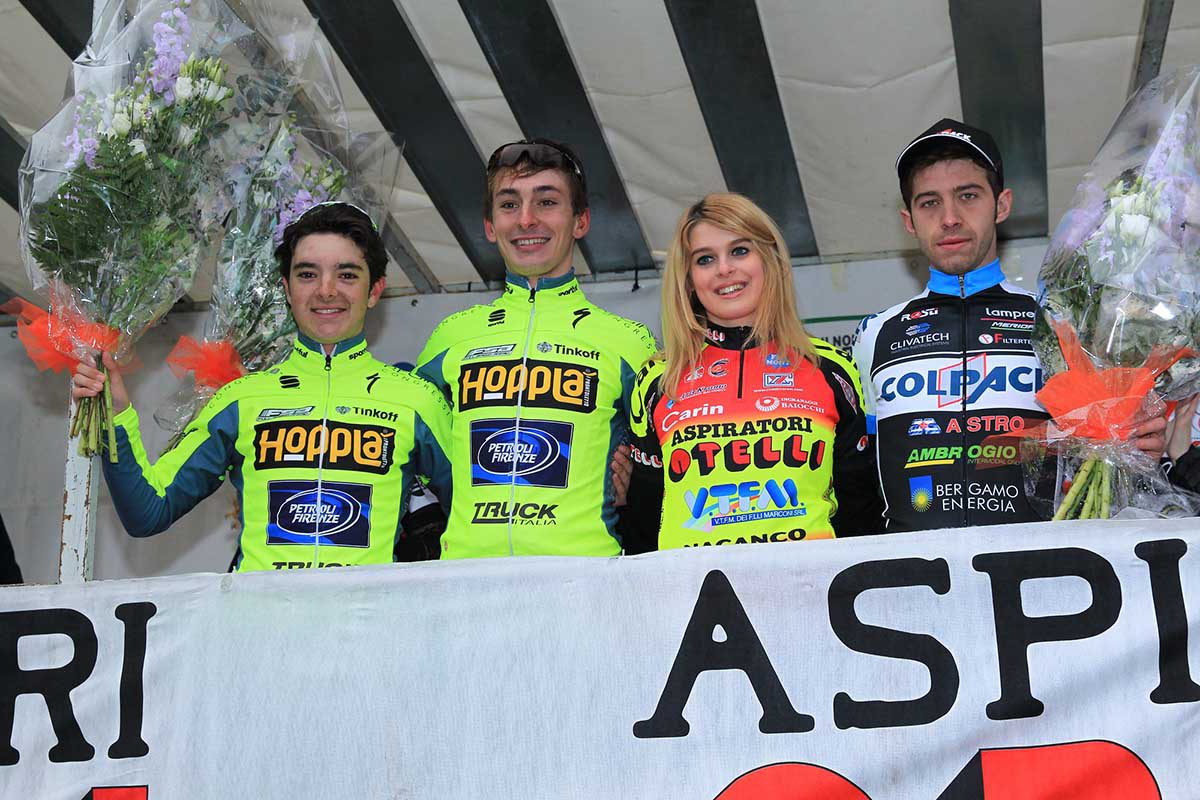 Il podio del 1° Trofeo Comune di Carpaneto Piacentino