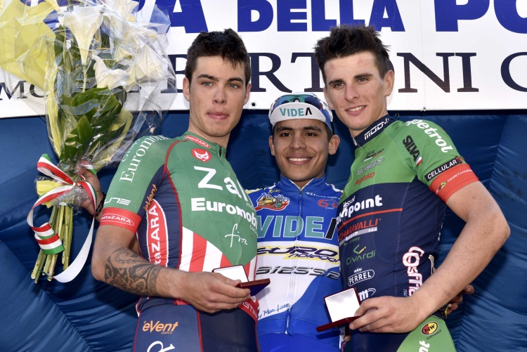 Il podio del Gp della Possenta di Ceresara