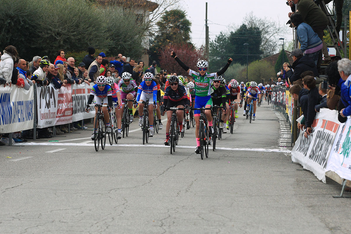 Giorgia Cisamolo (Gs Luc Bovolone) vince la gara Donne Esordienti di Schiavonia d'Este