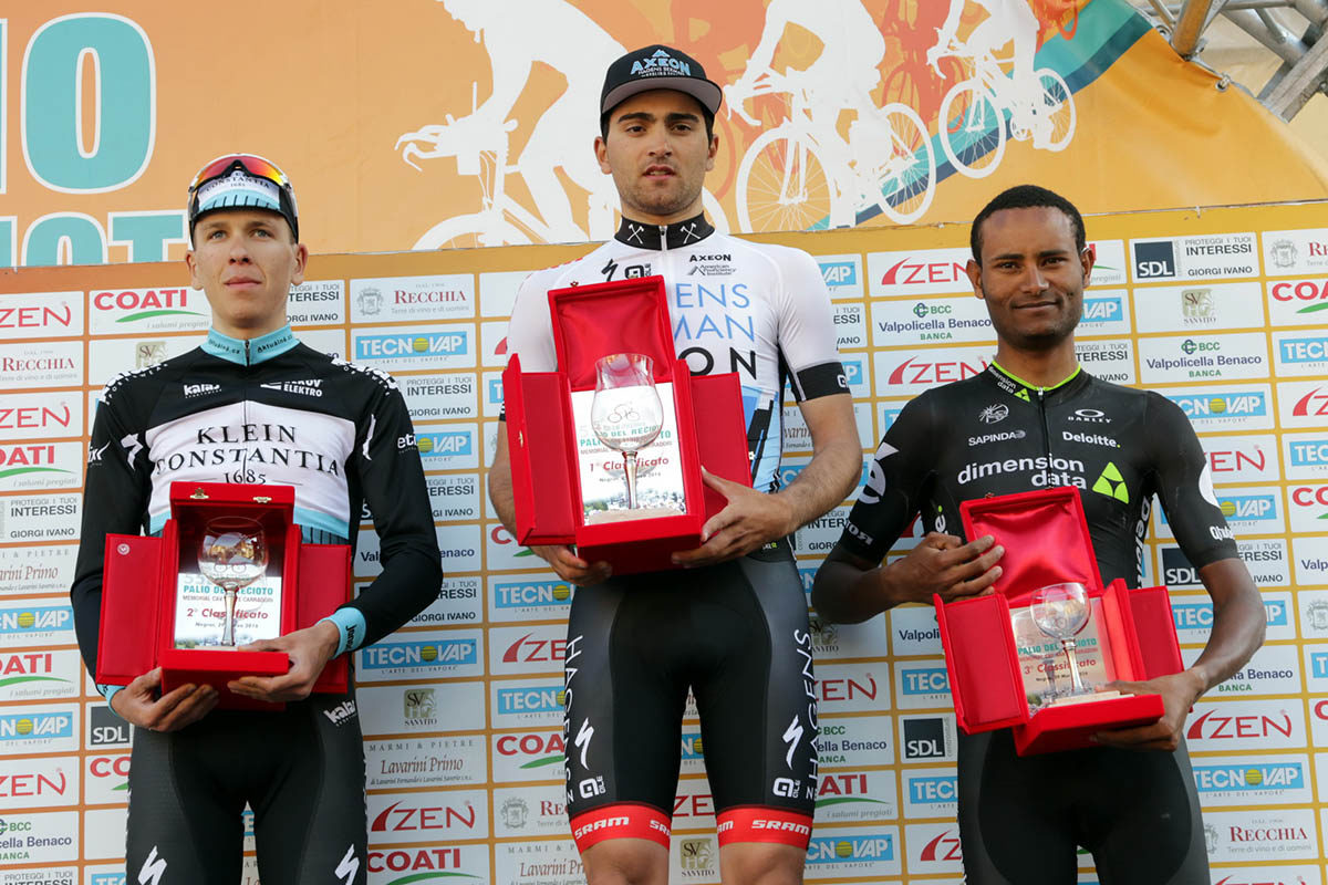 Il podio del Palio del Recioto 2016