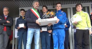 Il podio del 4° Trofeo Montello Spa per Esordienti