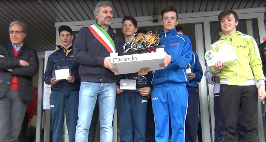 Il podio del 4° Trofeo Montello Spa per Esordienti