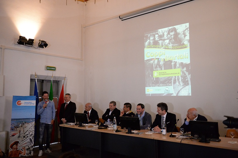 Presentazione della Settimana Coppi e Bartali 2016 (foto Sirotti)