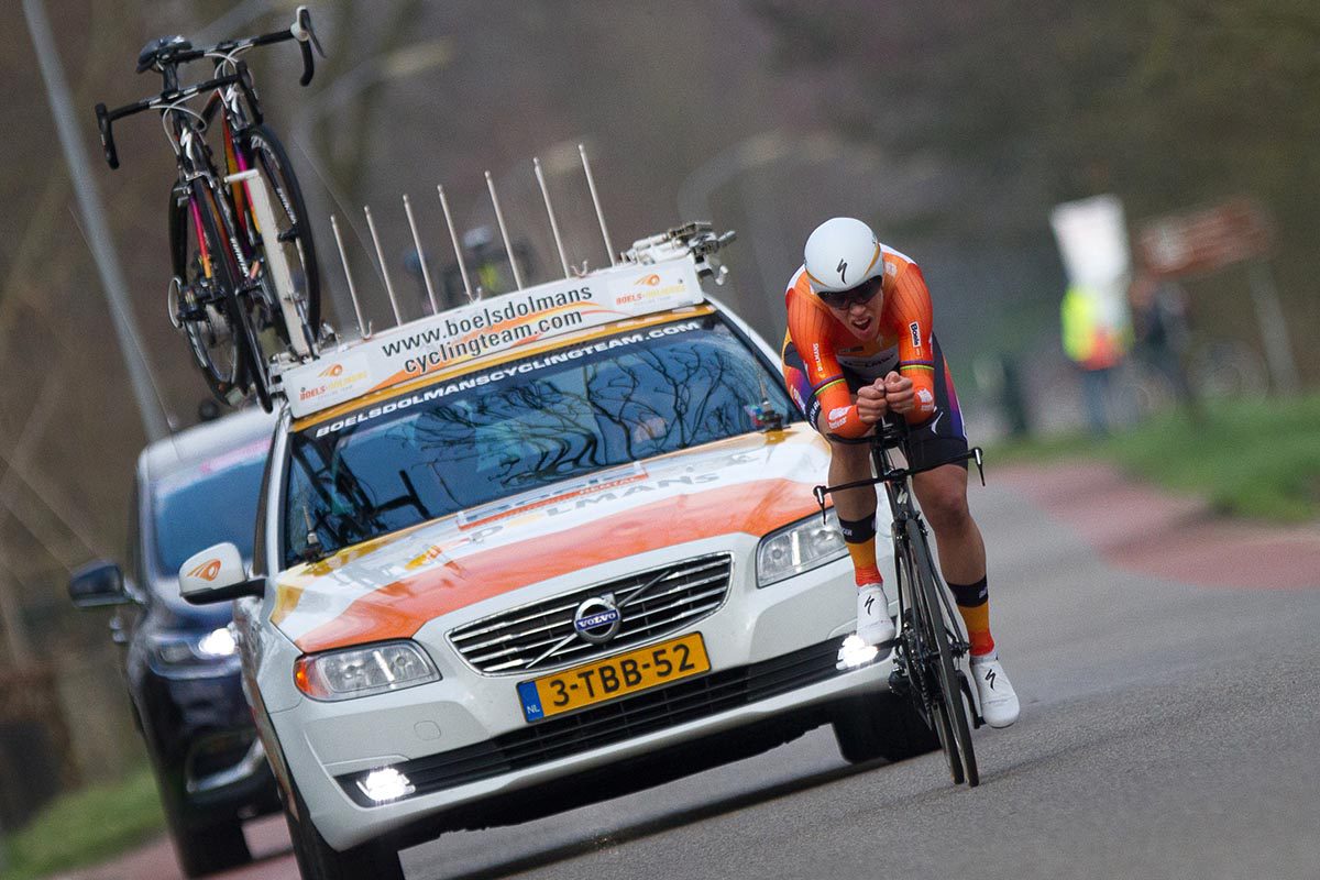 L'olandese Ellen Van Dijk (Boels Dolmans) vola nella cronometro e balza al comando della classifica generale dell'Energiewacht Tour