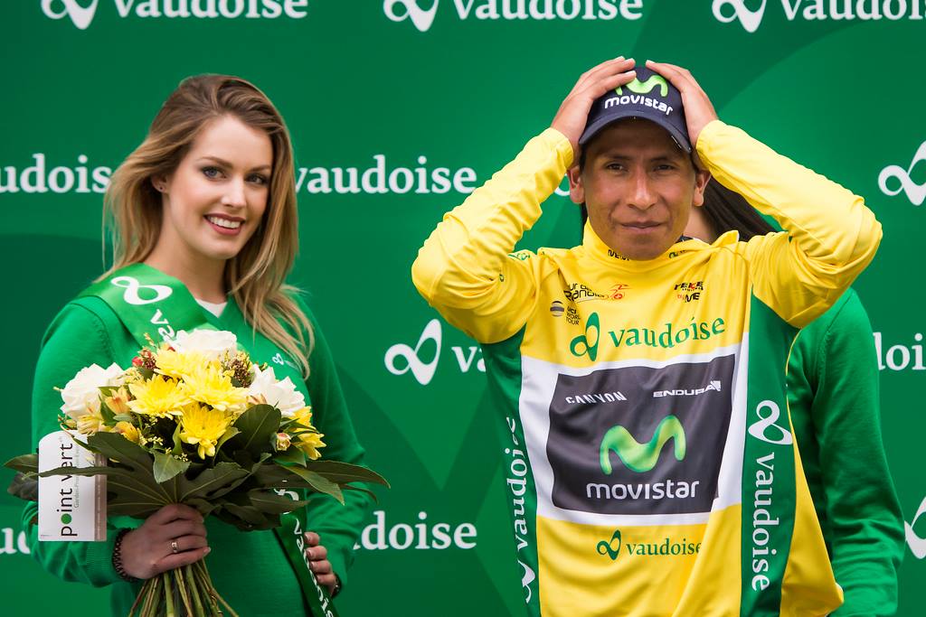 Nairo Quintana vincitore di tappa e nuovo leader del Giro di Romandia