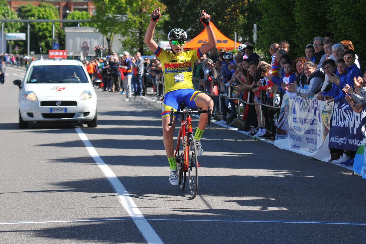Andrea Piras vince la gara Esordienti 2° anno di Olgiate Molgora