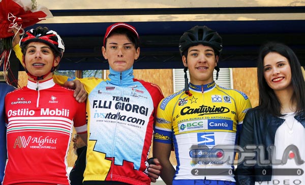 Il podio della Piccola Coppa San Geo 2016