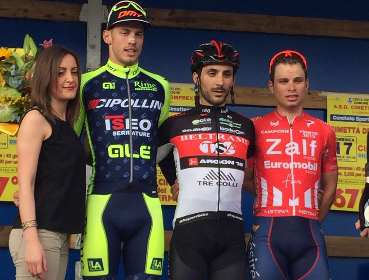 Il podio di Cimetta di Codogne
