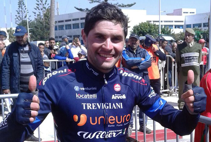 Alex Turrin vincitore della settima tappa al Giro del Marocco