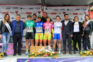 Tutte le maglie del Giro della Campania in Rosa