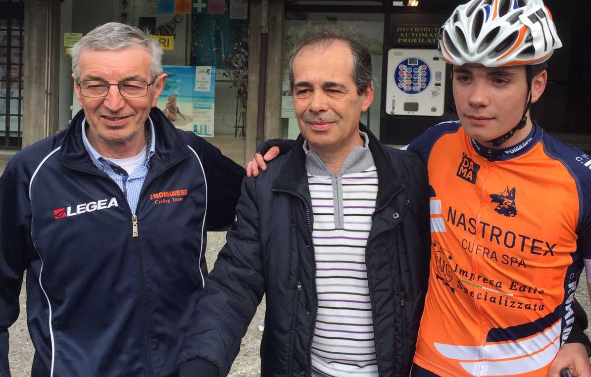 Festa in casa Romanese per la seconda vittoria di Giorgio Cometti