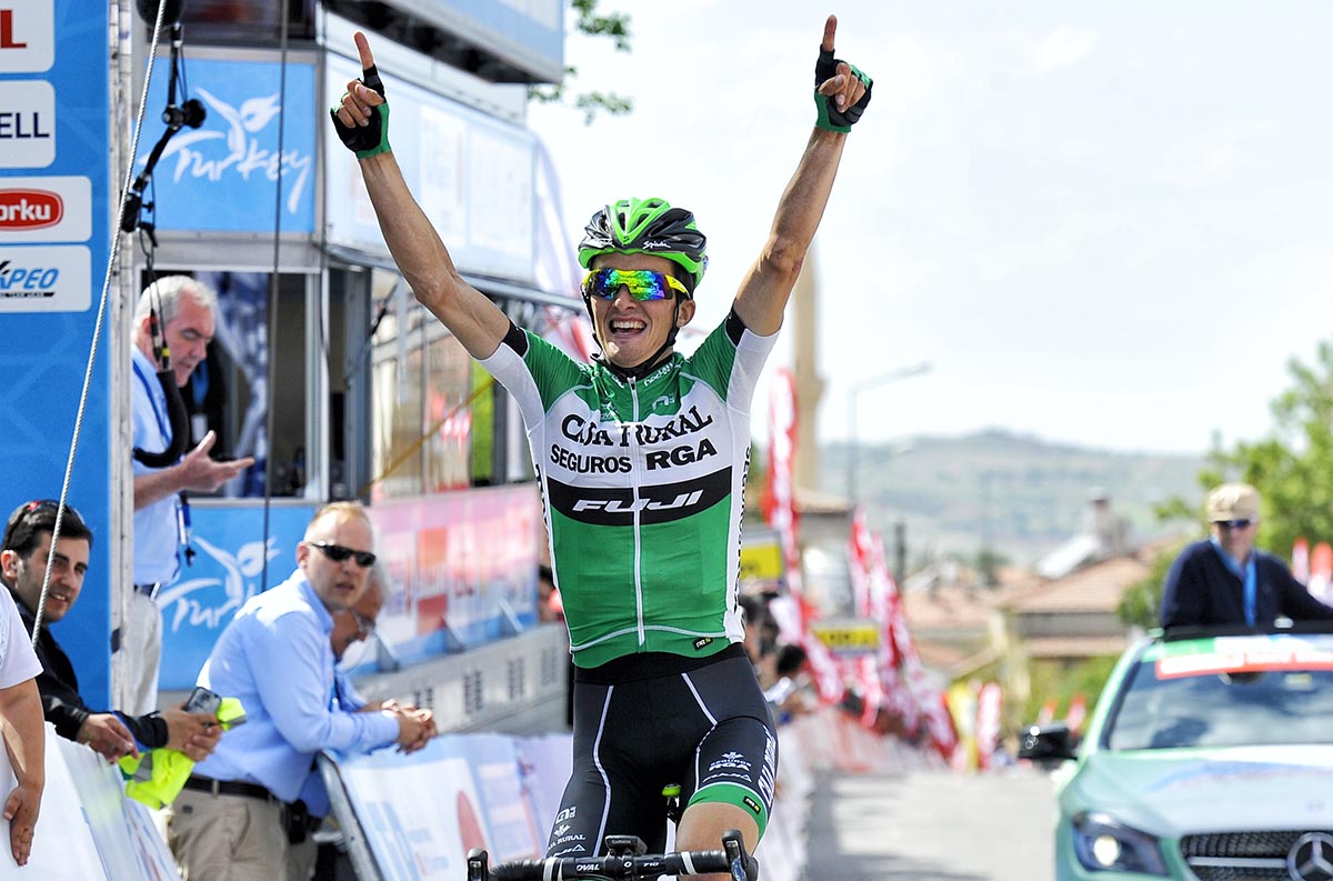La vittoria di Pello Bilbao nella seconda tappa del Giro di Turchia