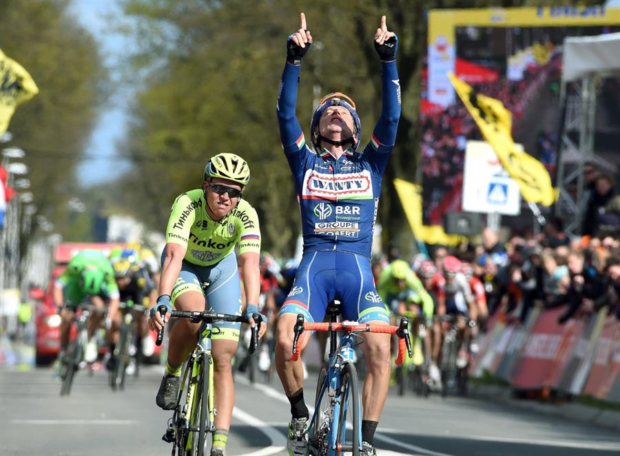 Enrico Gasparotto, vittoria bis con dedica all'Amstel Gold Race