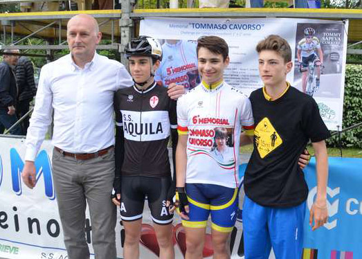 Il podio degli Esordienti 1° anno