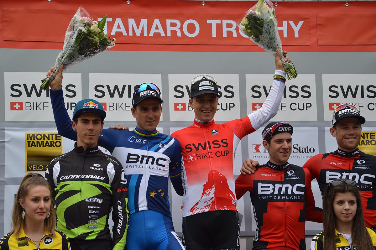 Il podio maschile del Tamaro Trophy