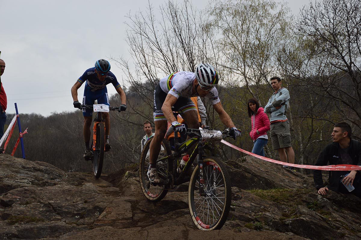 Schurter ed Absalon in azione al Tamaro Trophy