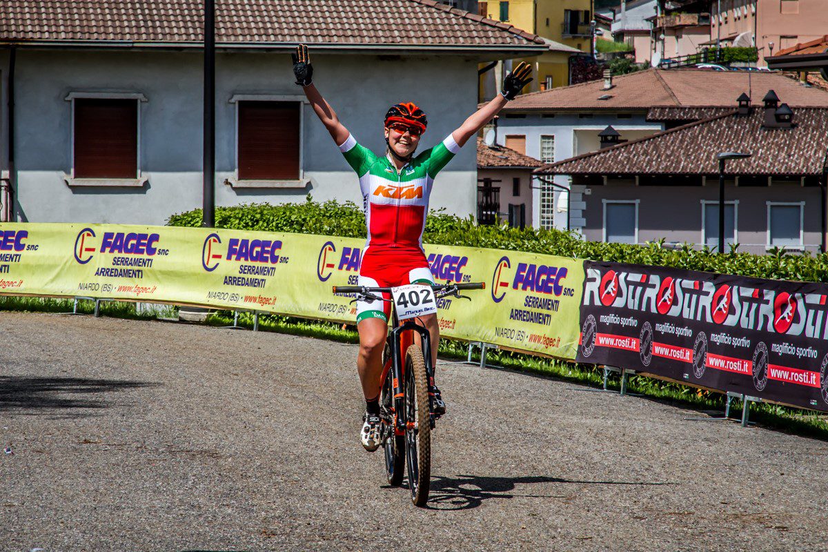 Serena Tasca vince l'Agnosine Bike
