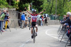 Samuele Rubino, vittoria in solitaria a Comerio