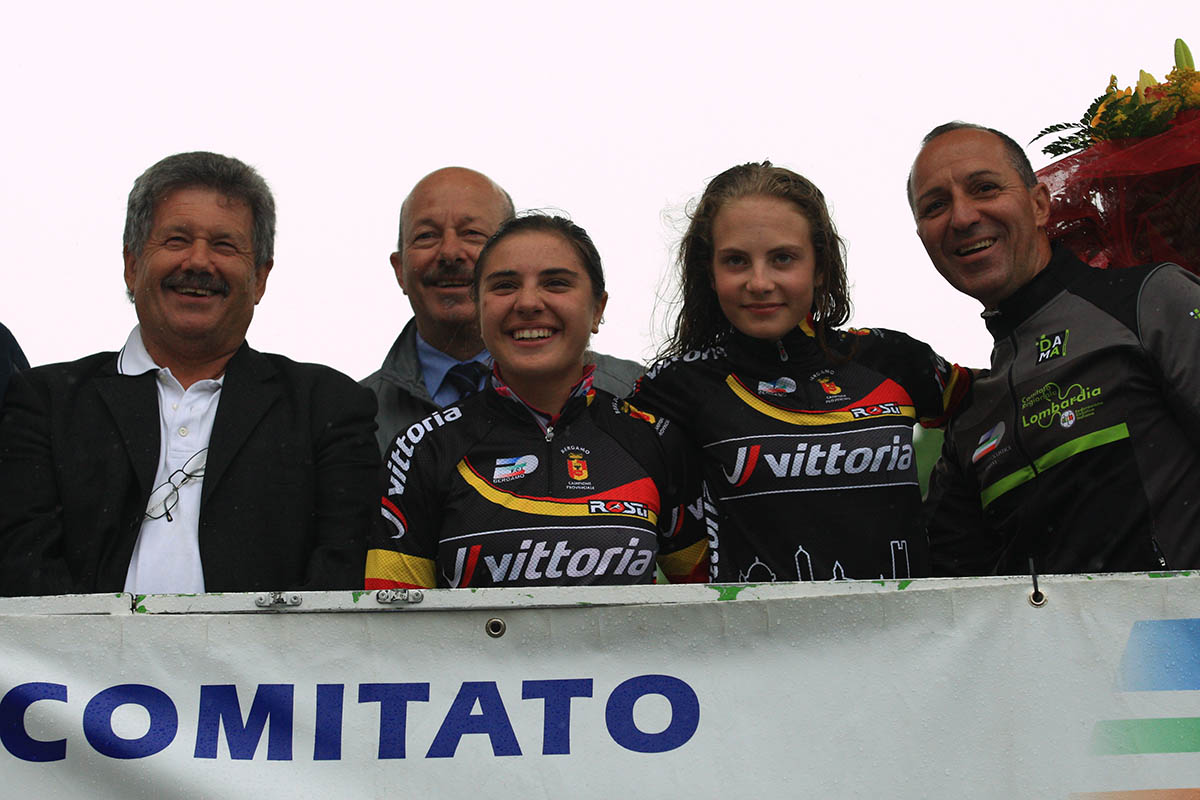 Emma Redaelli e Greta Tebaldi sono le due campionesse bergamasche delle categorie Donne Esordienti 1° e 2° anno