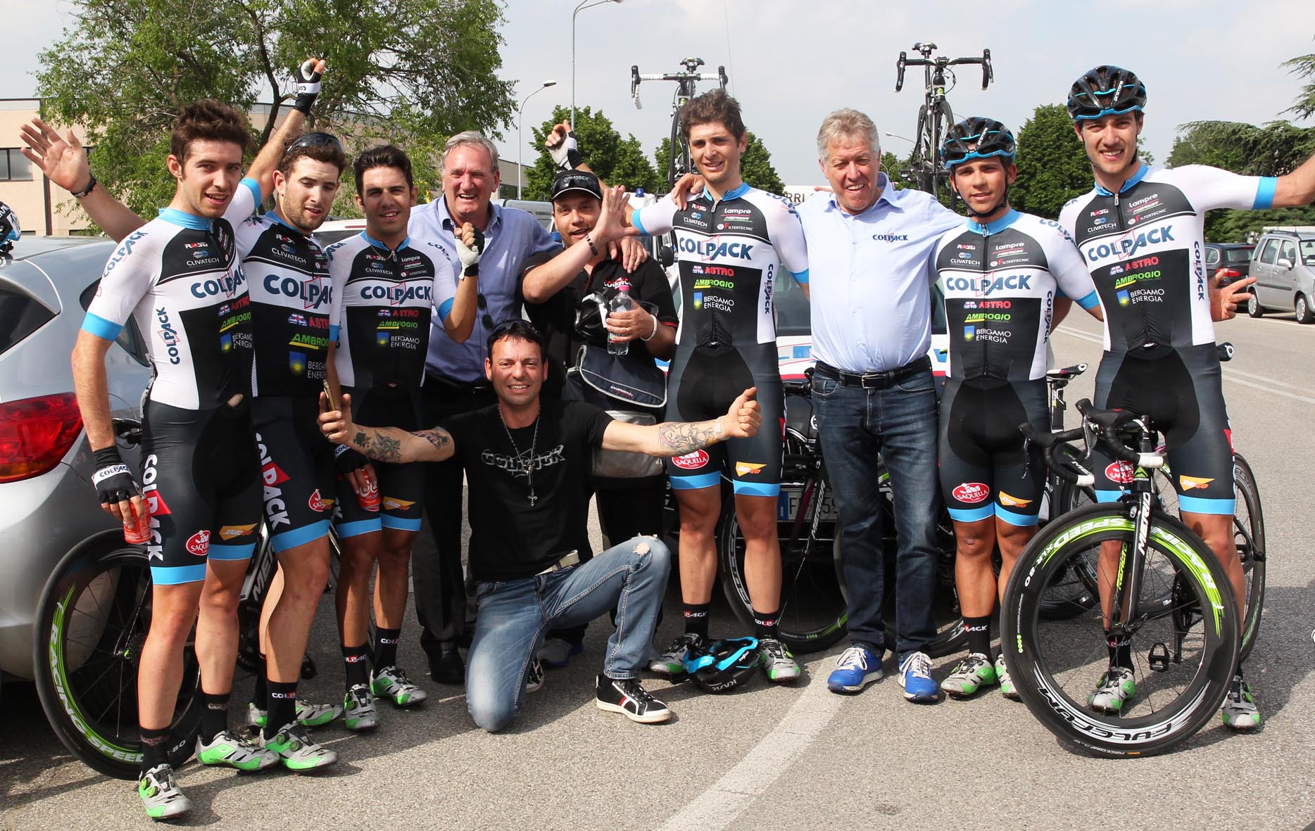 Festa Colpack con il presidente Beppe Colleoni