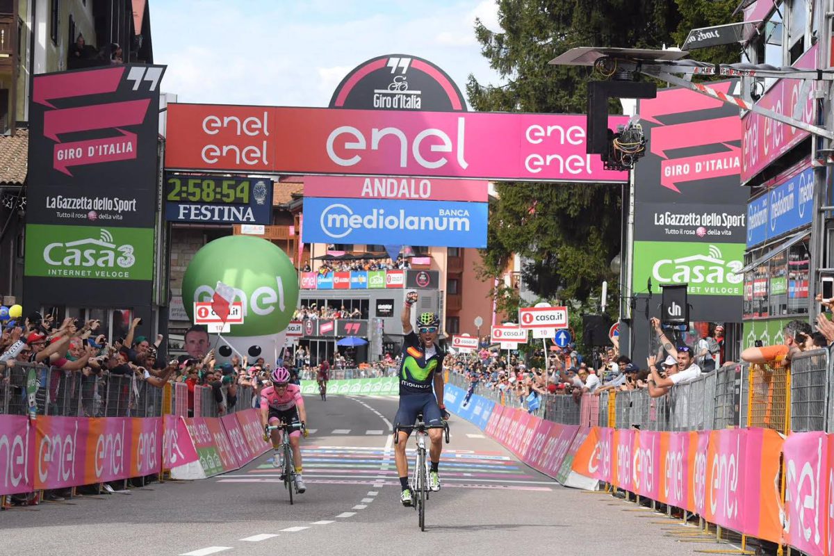 Prima vittoria di Alejandro Valverde al Giro d'Italia