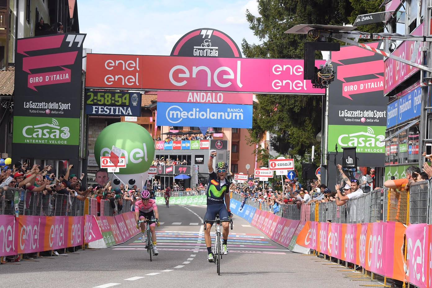 Prima vittoria di Alejandro Valverde al Giro d'Italia