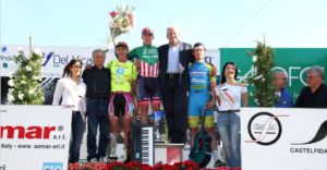 Il podio del Gp Santa Rita