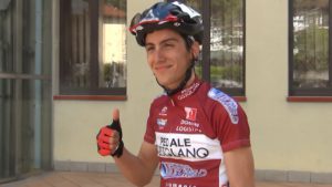 Il piemontese Samuele Rubino festeggia la quinta vittoria stagionale