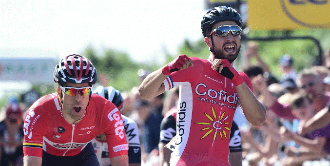 Nacer Bouhanni vince la prima tappa del Critérium du Dauphiné