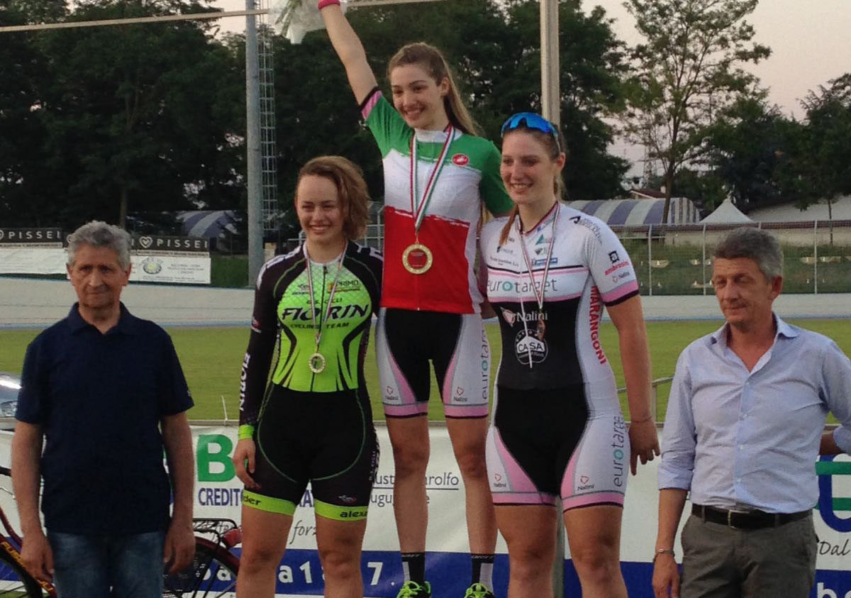 Martina Fidanza per tre volte campionessa d'Italia in una sera
