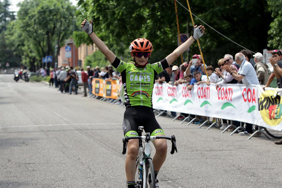 Giacomo Sartori finisseur a Verona tra gli Esordienti 2° anno